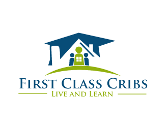 First Class Cribs logo design by bloomgirrl