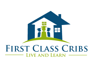 First Class Cribs logo design by bloomgirrl