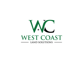 West Coast Land Solutions logo design by haidar
