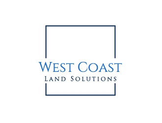 West Coast Land Solutions logo design by nikkl