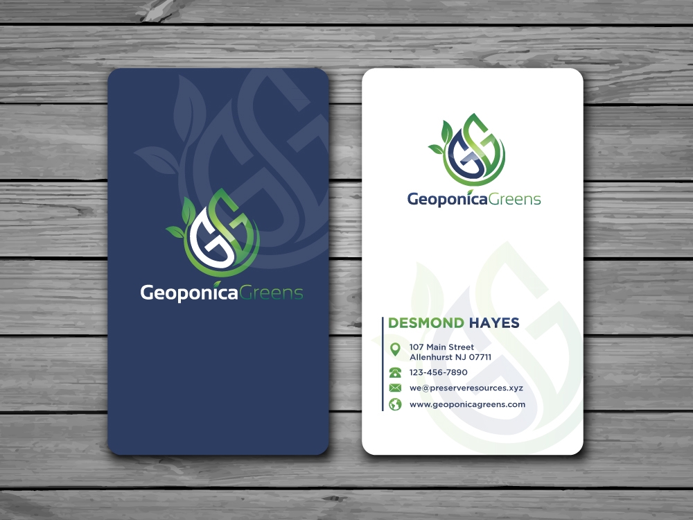 Geoponica Greens  logo design by labo