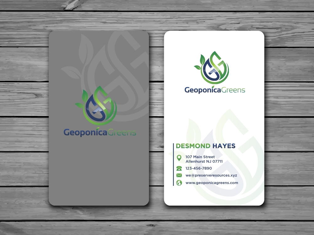 Geoponica Greens  logo design by labo