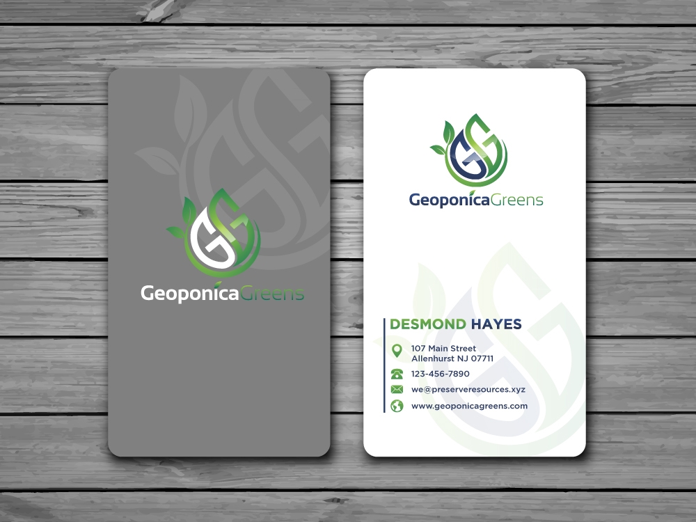 Geoponica Greens  logo design by labo