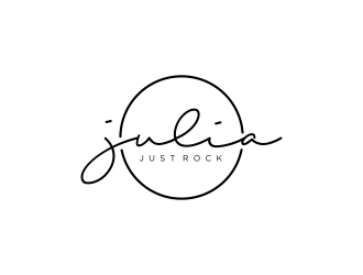 Julia Roth  [logo for bat-mitzvah party] logo design by DiDdzin