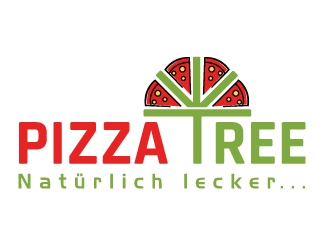 pizza tree logo design by MonkDesign