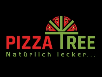 pizza tree logo design by MonkDesign