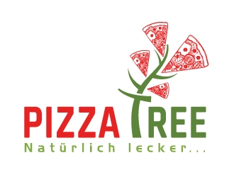 pizza tree logo design by MonkDesign