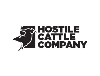 Hostile Cattle Company logo design by Manolo