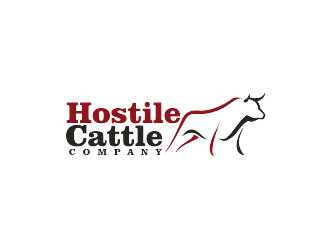 Hostile Cattle Company logo design by dhe27