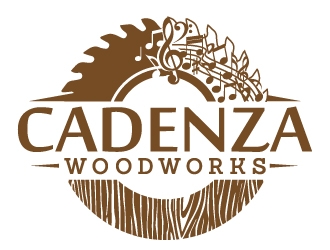 Cadenza Woodworks logo design by jaize