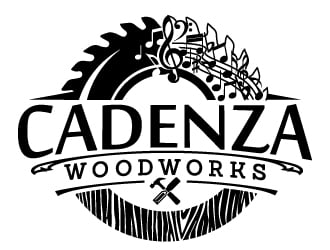 Cadenza Woodworks logo design by jaize