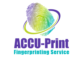 ACCU-Print Fingerprinting Service logo design by BeDesign