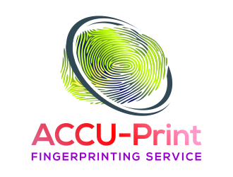 ACCU-Print Fingerprinting Service logo design by cintoko