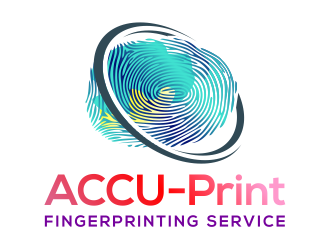 ACCU-Print Fingerprinting Service logo design by cintoko