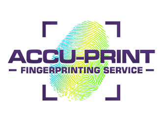 ACCU-Print Fingerprinting Service logo design by ORPiXELSTUDIOS