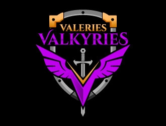 Valeries Valkyries logo design by daywalker
