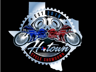 H-Town Cycle Showdown logo design by nexgen