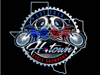 H-Town Cycle Showdown logo design by nexgen
