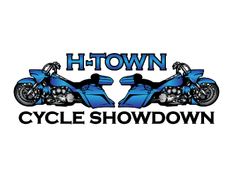 H-Town Cycle Showdown logo design by nona