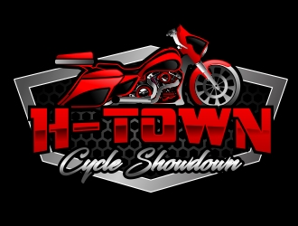 H-Town Cycle Showdown logo design by totoy07