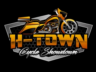 H-Town Cycle Showdown logo design by totoy07