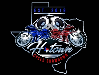 H-Town Cycle Showdown logo design by nexgen