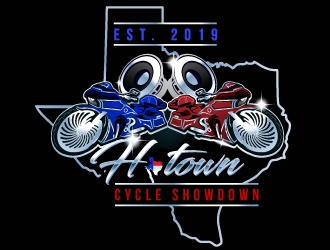 H-Town Cycle Showdown logo design by nexgen