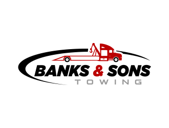 Banks & Sons Towing logo design by done