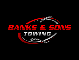 Banks & Sons Towing logo design by keylogo
