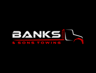 Banks & Sons Towing logo design by imagine