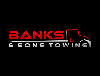 Banks & Sons Towing logo design by imagine