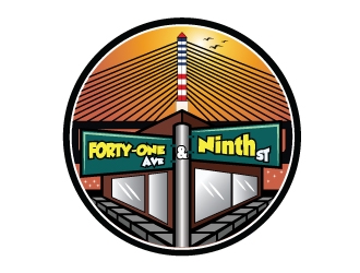 Forty-One & Ninth logo design by Suvendu