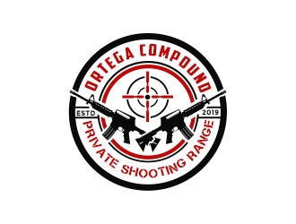 ORTEGA COMPOUND       PRIVATE SHOOTING RANGE logo design by Benok