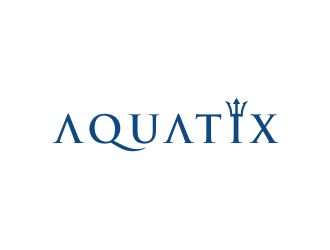 Aquatix  logo design by mbamboex