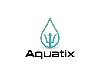 Aquatix  logo design by MUSANG