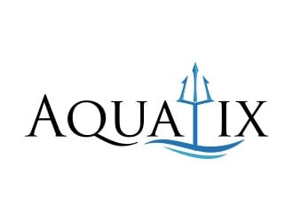 Aquatix  logo design by Vincent Leoncito