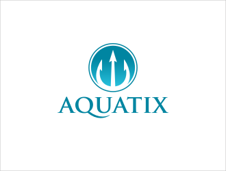 Aquatix  logo design by catalin