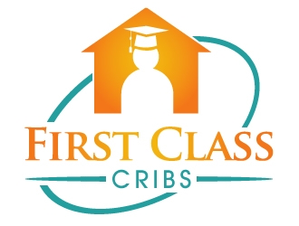 First Class Cribs logo design by PMG