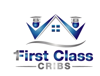 First Class Cribs logo design by PMG