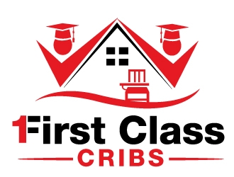 First Class Cribs logo design by PMG