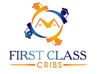 First Class Cribs logo design by PMG