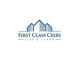 First Class Cribs logo design by pencilhand