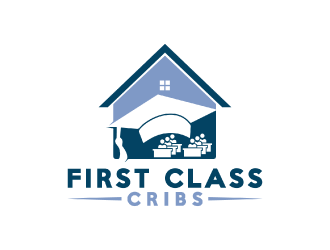 First Class Cribs logo design by nona