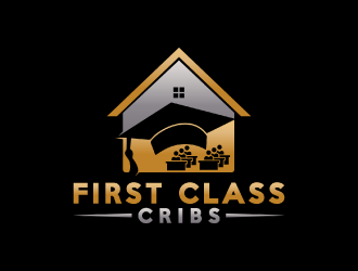First Class Cribs logo design by nona