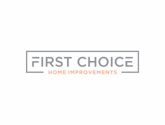 First Choice Home Improvements logo design by ammad