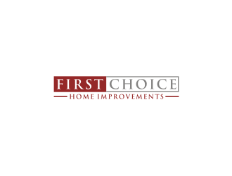 First Choice Home Improvements logo design by bricton