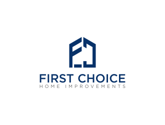 First Choice Home Improvements logo design by dewipadi