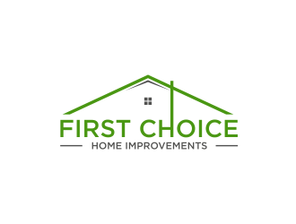 First Choice Home Improvements logo design by ammad