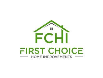 First Choice Home Improvements logo design by ammad