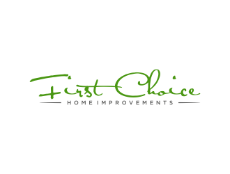First Choice Home Improvements logo design by ammad